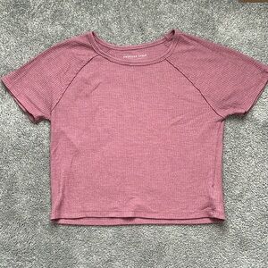 American Eagle Outfitters Pink Crop Top
